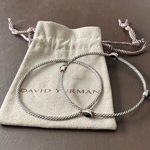 David Yurman Silver Bracelets